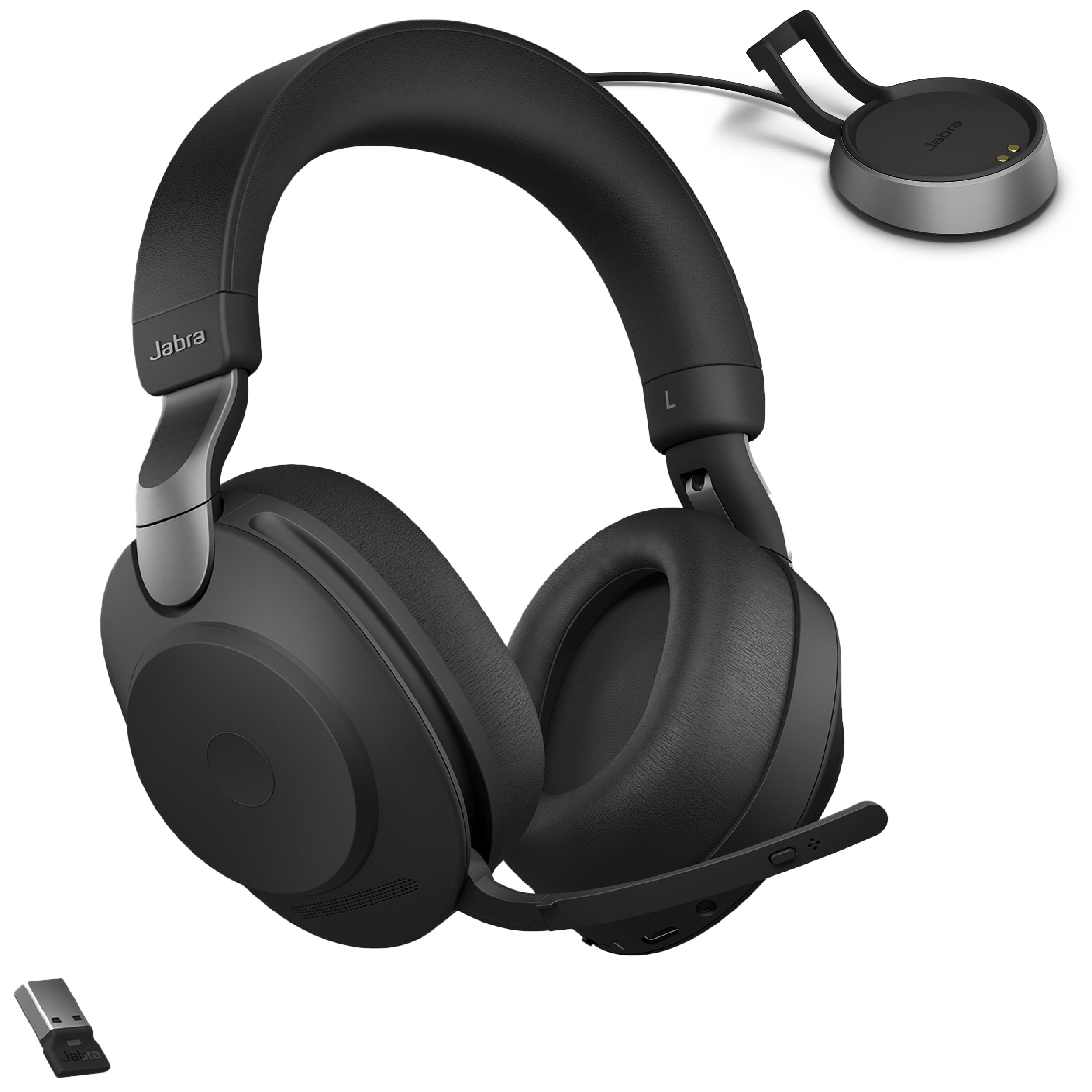 【Jabra】Evolve2 85 USB-Type-A Amazon.com: Jabra EVOLVE2 85, LINK380A MS Stereo Stand Black